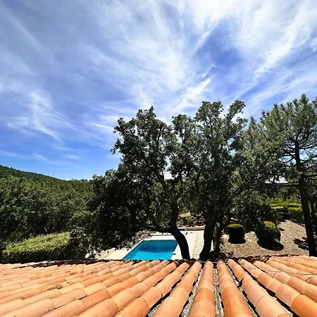 Le Plantier, Maison Pour 6 Personnes Avec Piscine Et Jardin Vue A * 拉隆德莱丝莫里斯
