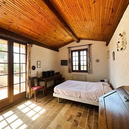 别墅 Le Plantier, Maison Pour 6 Personnes Avec Piscine Et Jardin Vue A *